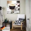 ARTland Leinwandbild Frischer Espresso Genuss Größe: 40x40 Produktbild-Vorschau 5