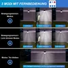2x 118 LED Solarstrahler mit Bewegungsmelder Fernbedienung Produktbild-Vorschau 7
