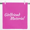 Huuraa Kissenbezug Girlfriend Material Schriftzug 40x40cm Produktbild-Vorschau 1