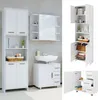 Badmöbel-Set Vicco Maris Weiß 2 Teile, mit Hochschrank und Produktbild-Vorschau 7