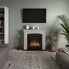TAGU Helmi Elektrokamin mit PowerFlame Hellbeige Produktbild-Vorschau 3