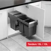 Poubelle de cuisine Hailo à encastrer dans un meuble de 40 Voir les images du produit 6