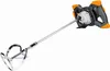 Powermat Rührgerät 2600W 2 x Mischer 120 mm für Beton Gips Produktbild-Vorschau 2