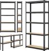 Multiple shelving units are displayed against a white background. Produktbild-Vorschau