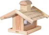 dobar Klassisches Vogelfutterhaus mit Futtersilo, Vogelhaus Produktbild-Vorschau 3