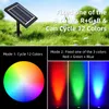 LED solárny reflektor, vodotesný, napájaný solárnou Náhľad obrázku produktu 4
