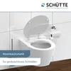 SCHÜTTE MDF WC sedátko BÍLÉ, WC sedátko s měkkým zavíráním Náhled obrázku produktu 12