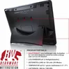 The back of a black weather station is shown, with product details listed below. Produktbild-Vorschau