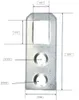 KOTARBAU® 50er Set Schrankaufhänger 30 x 12 x 1 mm Produktbild-Vorschau 2