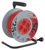 Prodlužovací kabel na bubnu 25 m / 4 zásuvky / červený / PVC / 230 V / 1 mm2 Anteprima dell’immagine prodotto