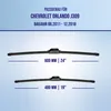 alca® Scheibenwischer ideal für CHEVROLET ORLANDO (06.2011 Produktbild-Vorschau 2