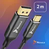 Reagle USB-C na DisplayPort 2.1 kabel 2 m – 16K@60Hz, Náhled obrázku produktu 9