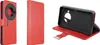 Three views of a red flip-style phone case for a Nubia Focus 5G. Produktbild-Vorschau