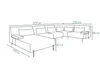 Garten-Ecksofa Borneo XL Dunkelgrau Rechts – Wetterfestes Produktbild-Vorschau 4