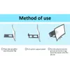 Instructions for using a phone screen amplifier. Náhled obrázku produktu