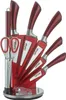 set de 8 couteaux professionnels Bloc de couteaux Voir les images du produit 1
