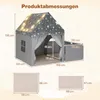 Namiot do zabawy COSTWAY, wewnętrzny, 2 w 1: namiot dla Podgląd zdjęcia produktu 3
