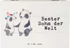 Mr. & Mrs. Panda Holzbox Panda Bester Sohn der Welt 22 x 15 Produktbild-Vorschau 1