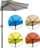 Parasol półokrągły 300 cm La Spezia, szary Podgląd zdjęcia produktu 7