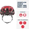 Kask rowerowy ABUS Aduro 3.0 LED - sportowy kask miejski o Podgląd zdjęcia produktu 7