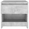 vidaXL Table de nuit gris béton 40x30x39 cm Bois composite Voir les images du produit 8