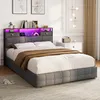 UnboxG Polsterbett 160x200cm mit USB, Jugendbett Doppelbett Produktbild-Vorschau 9