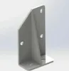 A 3D rendering of a metal bracket. Produktbild-Vorschau