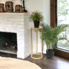 DanDiBo Sgabello per fiori in metallo oro rotondo da 50 cm Anteprima dell’immagine prodotto 3
