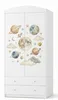 Grande armoire pour enfants blanche 88 x 187 cm, armoire Voir les images du produit 1
