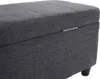 Úložná truhla Kriens, lavice, látka/textil, 45x114x45cm s Náhled obrázku produktu 4