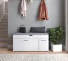An entryway bench with storage and accessories. Voir les images du produit