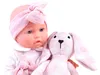 Niedliche BOBAS-Puppe mit Plüschhasen ZA3828 Produktbild-Vorschau 7