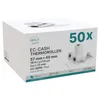 HEFLO 50 EC Cash Rollen 57mm x 40mm, 18m lang, BPA-frei, im Karton zu 50 Stück. Produktbild-Vorschau