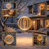 Transparante lichtbol van 40 cm met knipperend lichteffect Productafbeelding-voorbeeld 3