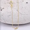 Goldkette Ankerkette rund Länge 50cm - Breite 1,4mm - 333-8 Produktbild-Vorschau 4