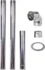 Zestaw kominowy do kominka, stal nierdzewna AISI 304, 130mm Podgląd zdjęcia produktu 1
