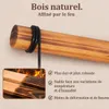 Plafonnier ZMH en bois, noir, pour couloir et cuisine, à 4 Voir les images du produit 3