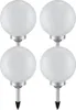 4er Set LED Solar Kugel Stecklampen Durchmesser 20 cm, Produktbild-Vorschau 1