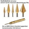 STAHLWERK HSS Stufenbohrer Set 6 Teile mit TiN-Beschichtung Produktbild-Vorschau 2