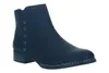 A black ankle boot is shown from the side against a white background. Náhled obrázku produktu