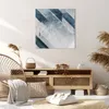 Bild auf Leinwand - Leinwandbild - Einteilig - Blau Weiß Produktbild-Vorschau 7