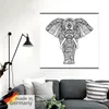 ARTland Wandbild, selbstklebend Elefant in Mandala Größe: Produktbild-Vorschau 5