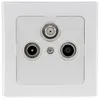 ChiliTec DELPHI Prise d'antenne TV+Radio+Sat incl. cadre UP Voir les images du produit 10