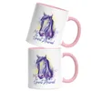 My Spirit Animal Tasse Rosa Pferde Pferdekopf Hengst Reiten Produktbild-Vorschau 2