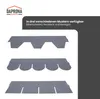DAPRONA 20x Bitumen Dachschindeln Hexagonal Grau 1 m x 32 Produktbild-Vorschau 6