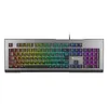 A top-down view of a gaming keyboard with RGB lighting. Podgląd zdjęcia produktu