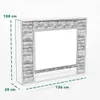 Garlivo Elektrokamin 'VENEZIA Weiss/ Eiche ' | LED Produktbild-Vorschau 5