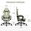 GTPLAYER Sedia da gioco Poltrona da gioco ergonomica Sedia Anteprima dell’immagine prodotto 9