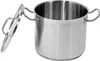 Hoher Kochtopf mit Deckel aus Edelstahl 21/0, 24 cm, 9 l Produktbild-Vorschau 2