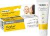 A product box and tube of Medela PureLan Lanolin cream, with a mother and baby pictured on the box. Náhled obrázku produktu